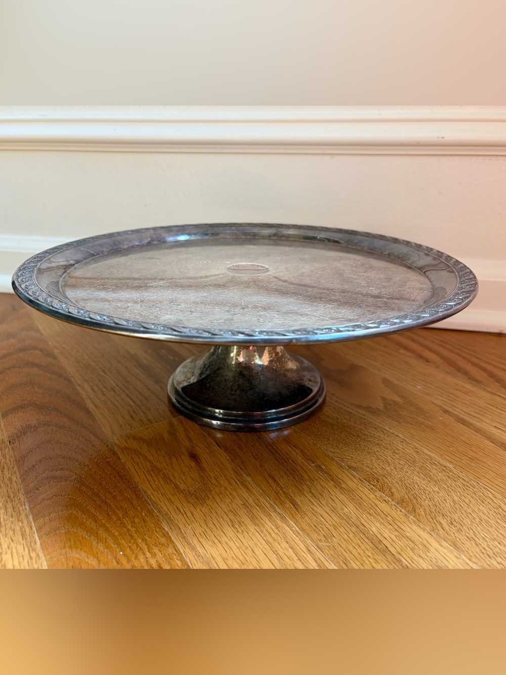 Vintage Silver Plated Cake Stand